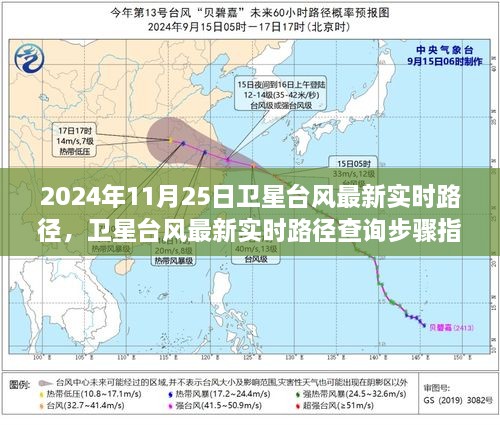 2024年11月25日卫星台风实时路径解析及查询指南，初学者与进阶用户通用