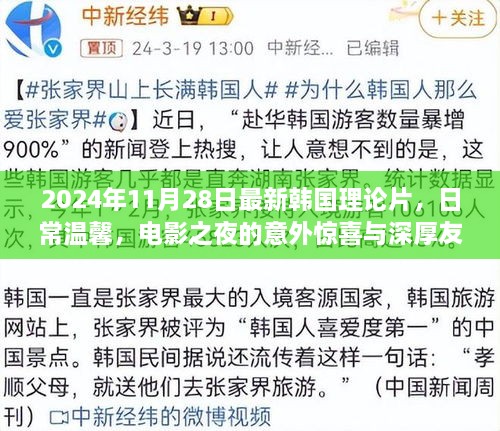 日常温馨，电影之夜意外惊喜与深厚友情的韩国理论片（2024年最新）