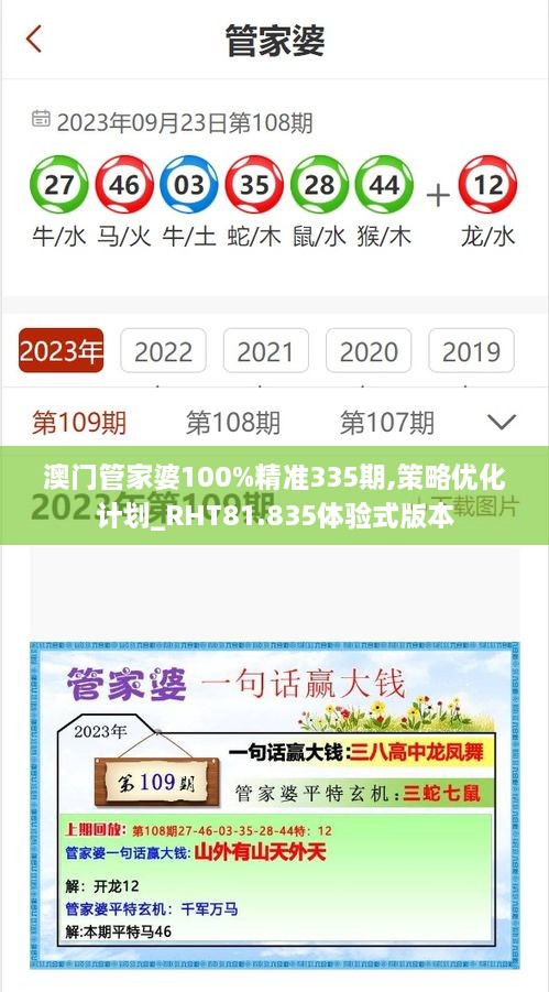 澳门管家婆100%精准335期,策略优化计划_RHT81.835体验式版本