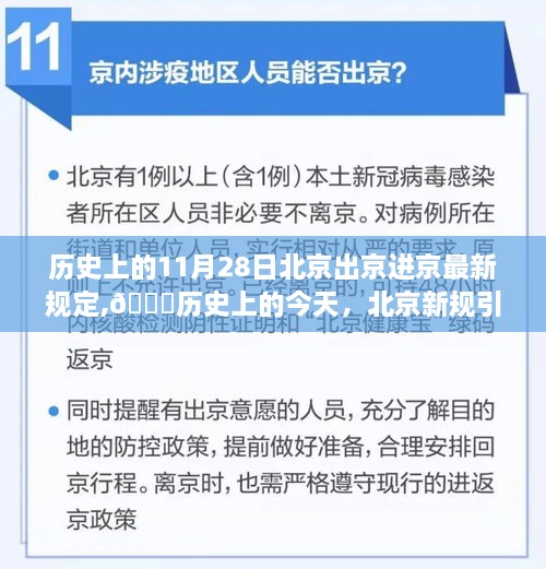 历史上的今天，北京出京进京最新规定揭秘，智能出行革新体验引领未来高科技之旅