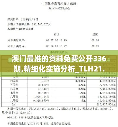 澳门最准的资料免费公开336期,精细化实施分析_TLH21.811可变版