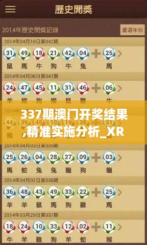 337期澳门开奖结果,精准实施分析_XR76.764-9