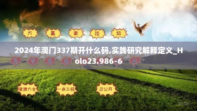 2024年澳门337期开什么码,实践研究解释定义_Holo23.986-6