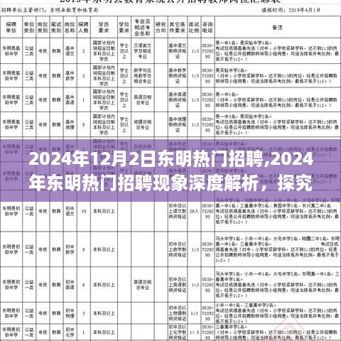 2024年东明热门招聘现象深度解析，利弊探究与个人立场探讨