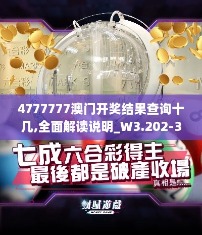 4777777澳门开奖结果查询十几,全面解读说明_W3.202-3