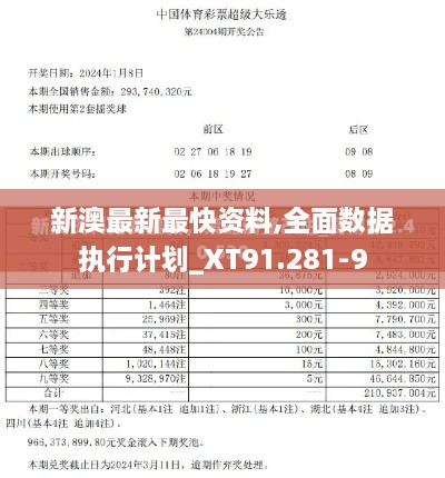 新澳最新最快资料,全面数据执行计划_XT91.281-9