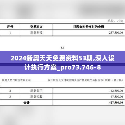 2024新奥天天免费资料53期,深入设计执行方案_pro73.746-8