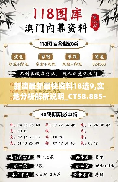 新澳最新最快资料18选9,实地分析解析说明_CT58.885-8