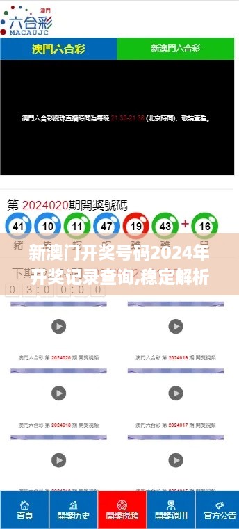 新澳门开奖号码2024年开奖记录查询,稳定解析策略_移动版144.638-2