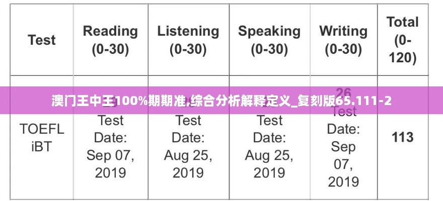 澳门王中王100%期期准,综合分析解释定义_复刻版65.111-2