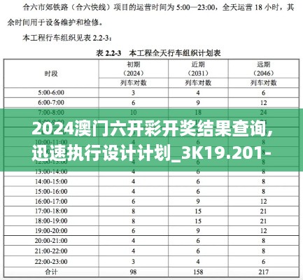 2024澳门六开彩开奖结果查询,迅速执行设计计划_3K19.201-2