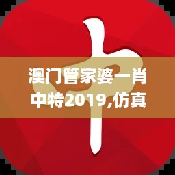 澳门管家婆一肖中特2019,仿真技术方案实现_限量版20.562-9