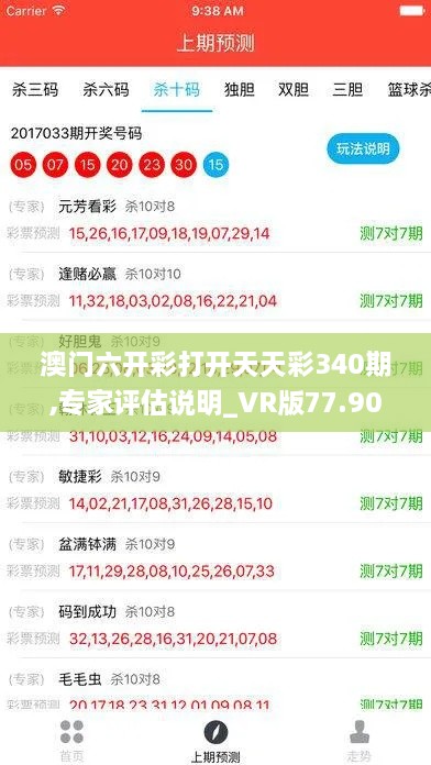 澳门六开彩打开天天彩340期,专家评估说明_VR版77.906-7