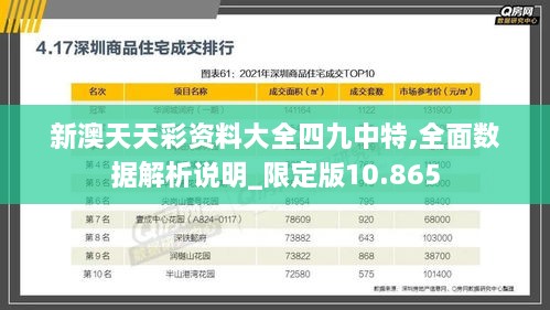 新澳天天彩资料大全四九中特,全面数据解析说明_限定版10.865