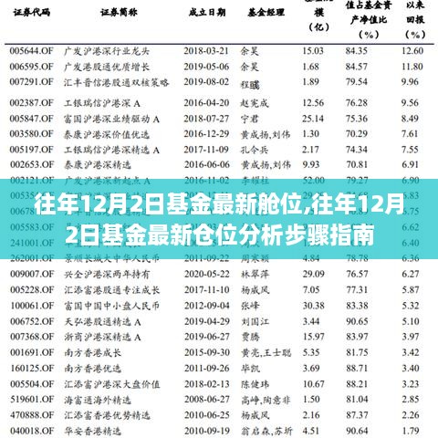 往年12月2日基金最新仓位分析与操作指南