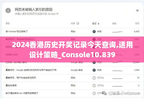 2024香港历史开奖记录今天查询,适用设计策略_Console10.839