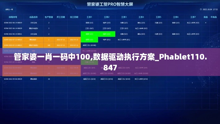 管家婆一肖一码中100,数据驱动执行方案_Phablet110.847