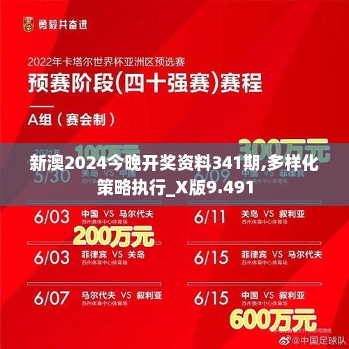 新澳2024今晚开奖资料341期,多样化策略执行_X版9.491