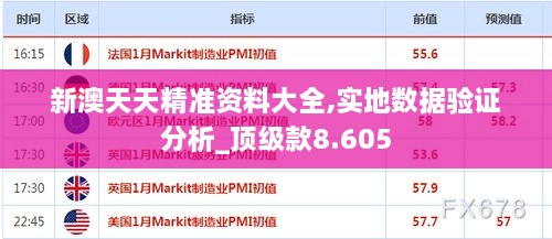 新澳天天精准资料大全,实地数据验证分析_顶级款8.605