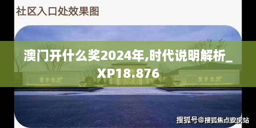 澳门开什么奖2024年,时代说明解析_XP18.876