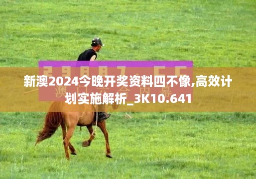 新澳2024今晚开奖资料四不像,高效计划实施解析_3K10.641