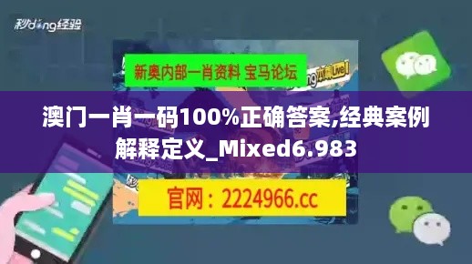 澳门一肖一码100%正确答案,经典案例解释定义_Mixed6.983