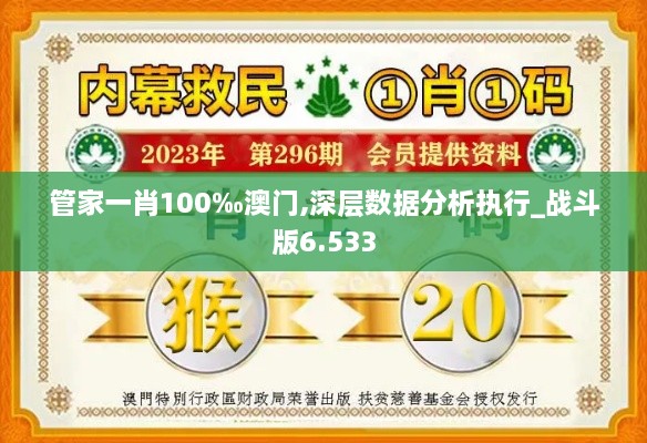 管家一肖100‰澳门,深层数据分析执行_战斗版6.533