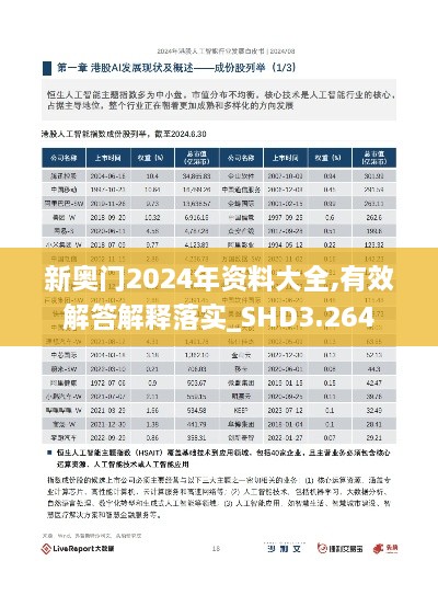 新奥门2024年资料大全,有效解答解释落实_SHD3.264