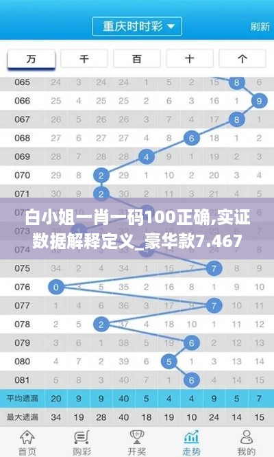 白小姐一肖一码100正确,实证数据解释定义_豪华款7.467