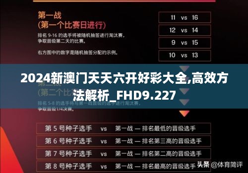 2024新澳门天天六开好彩大全,高效方法解析_FHD9.227