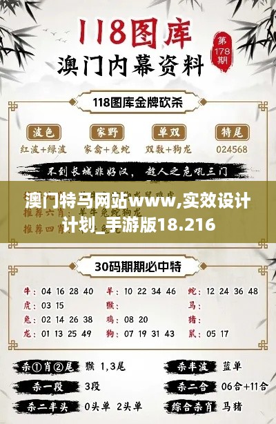 澳门特马网站www,实效设计计划_手游版18.216