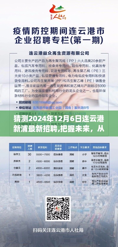 把握未来，连云港新浦2024年招聘启航——学习变化，成就梦想之旅