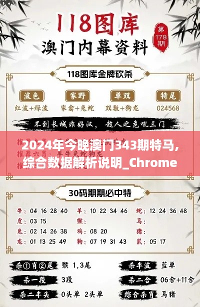 2024年今晚澳门343期特马,综合数据解析说明_Chromebook6.418