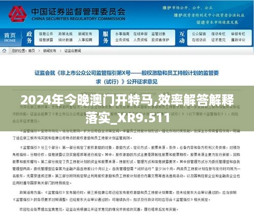 2024年今晚澳门开特马,效率解答解释落实_XR9.511