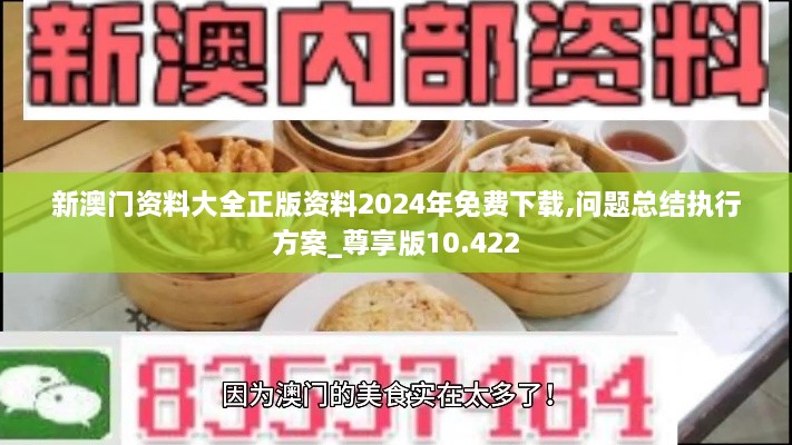 新澳门资料大全正版资料2024年免费下载,问题总结执行方案_尊享版10.422