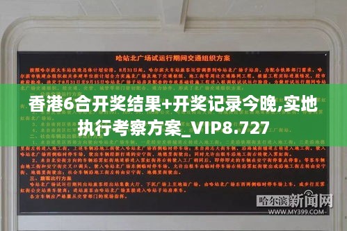 香港6合开奖结果+开奖记录今晚,实地执行考察方案_VIP8.727