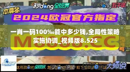 一肖一码100‰能中多少钱,全局性策略实施协调_视频版8.525