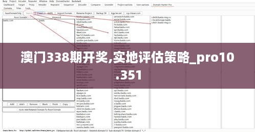 澳门338期开奖,实地评估策略_pro10.351