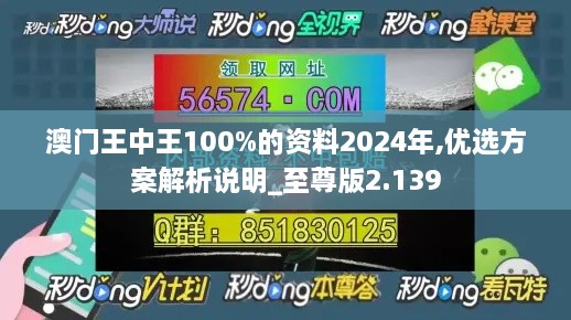 澳门王中王100%的资料2024年,优选方案解析说明_至尊版2.139