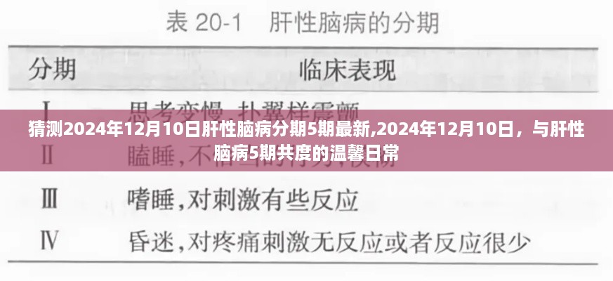 肝性脑病分期5期最新进展与温馨日常，2肝性脑病患者的共同经历