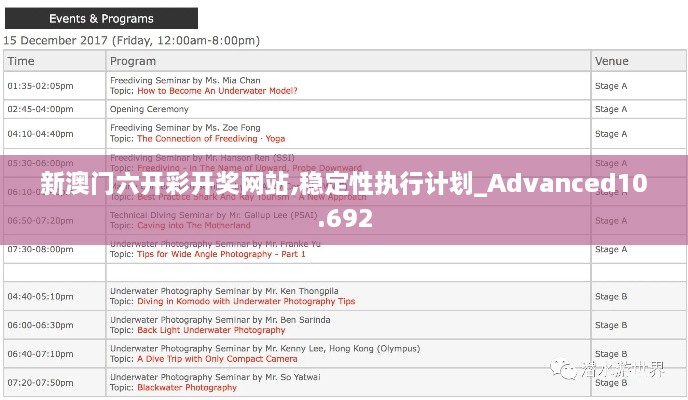 新澳门六开彩开奖网站,稳定性执行计划_Advanced10.692