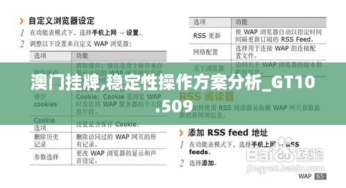 澳门挂牌,稳定性操作方案分析_GT10.509