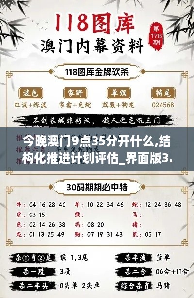 今晚澳门9点35分开什么,结构化推进计划评估_界面版3.682