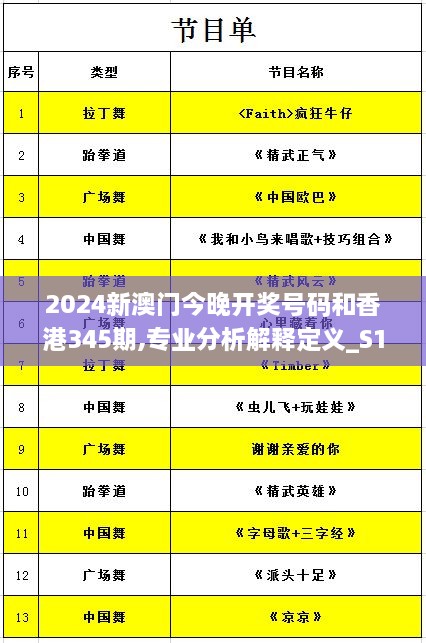 2024新澳门今晚开奖号码和香港345期,专业分析解释定义_S1.243