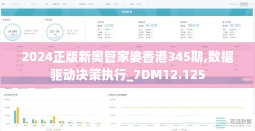 2024正版新奥管家婆香港345期,数据驱动决策执行_7DM12.125