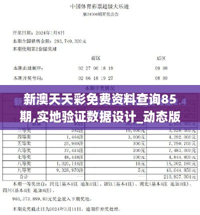 新澳天天彩免费资料查询85期,实地验证数据设计_动态版1.391