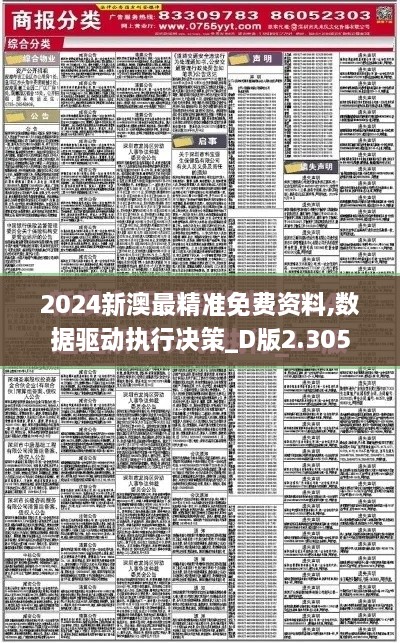 2024新澳最精准免费资料,数据驱动执行决策_D版2.305