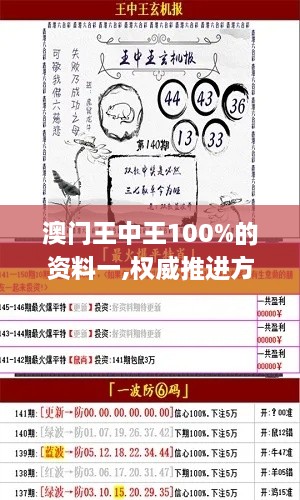 澳门王中王100%的资料一,权威推进方法_Tizen17.852