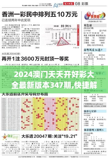 2024澳门天天开好彩大全最新版本347期,快捷解决方案_体验版7.949