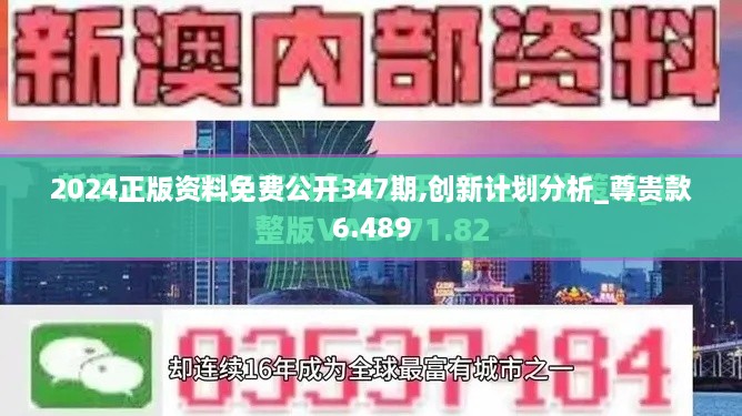 2024正版资料免费公开347期,创新计划分析_尊贵款6.489